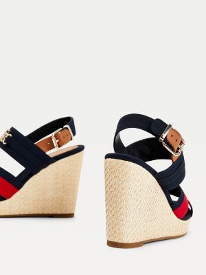 sandale a talon tommy hilfiger