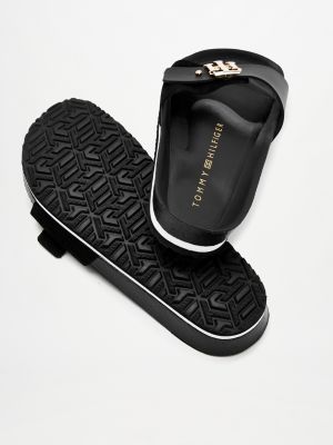 tommy hilfiger monogram sandals