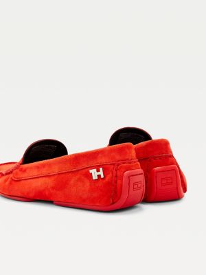 red tommy hilfiger shoes