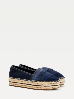 Atticus komfort aflevere Gradient Flatform Espadrilles | BLUE | Tommy Hilfiger