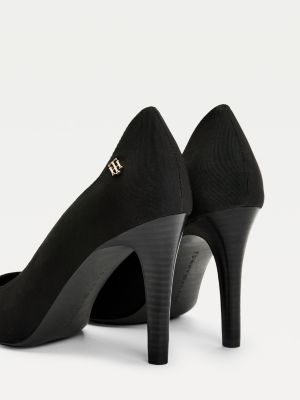 tommy hilfiger black heels