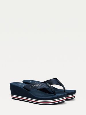 Wedge FlipFlops BLUE Tommy Hilfiger