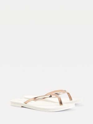 tommy hilfiger glitter flip flops