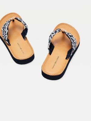 tommy hilfiger glitter flip flops