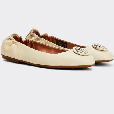 monogram ballet flats