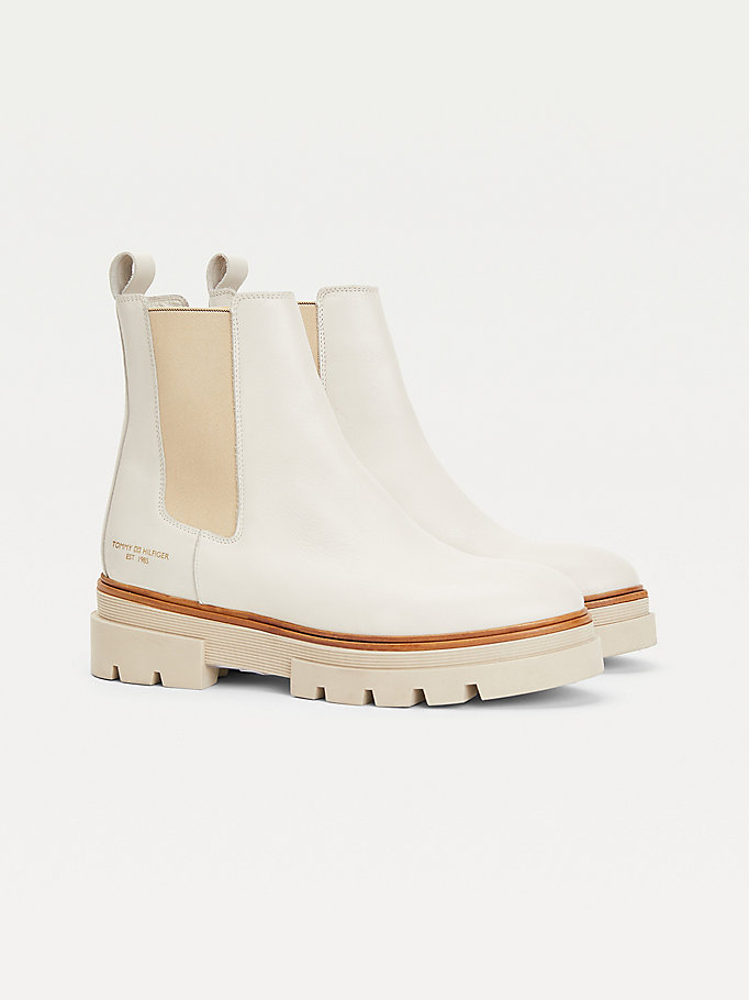 Cleat Monochrome Leather | BEIGE Tommy Hilfiger