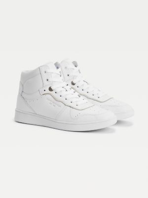 tommy hilfiger elevated cupsole suede