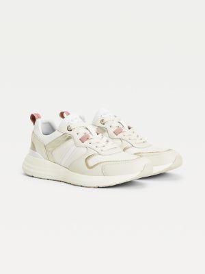 tommy hilfiger sneakers dames beige