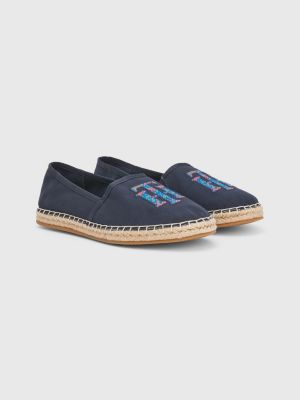 tommy hilfiger slipper damen blau