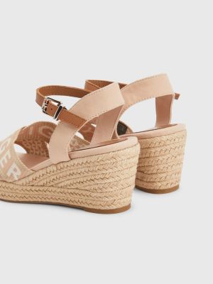 tommy hilfiger keilabsatz rot