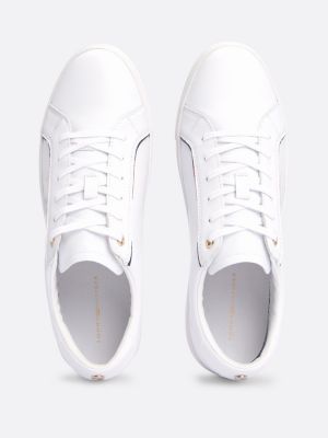 Ladies white tommy cheap hilfiger trainers