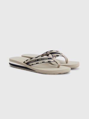 tommy hilfiger zehentrenner metallic