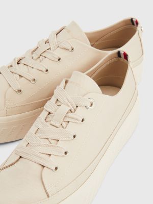 warm lined vulcanised flatform trainers