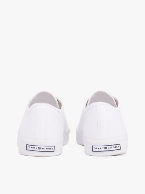 white essential nautical trainers for women tommy hilfiger