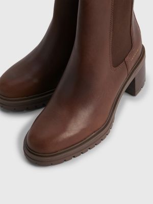 mid heel chelsea boots