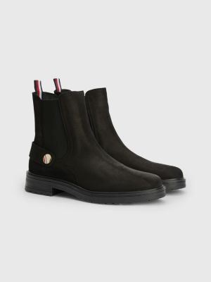 bottines en cuir tommy hilfiger