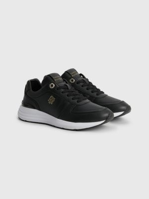 Zapatillas deportivas con cordones e insignia | NEGRO Tommy