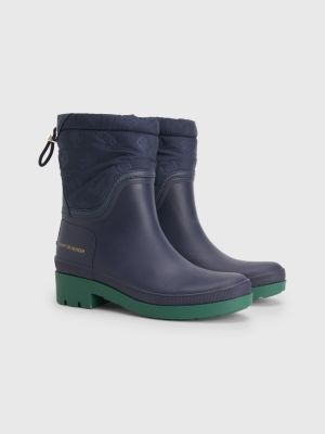 de agua con monogramas en relieve AZUL Tommy