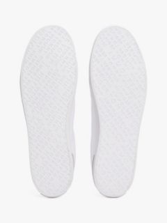Twill Signature Lace-Up Trainers — White 5