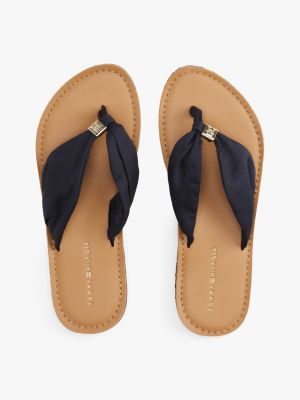 Tommy hilfiger webbing beach sandals hot sale