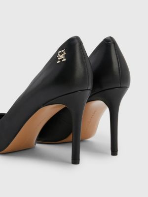 Heel aus Leder mit SCHWARZ | Hilfiger