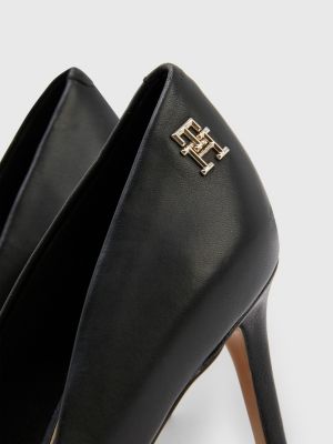 Perth Blackborough sentido común Himno Zapatos de tacón alto con monograma | NEGRO | Tommy Hilfiger