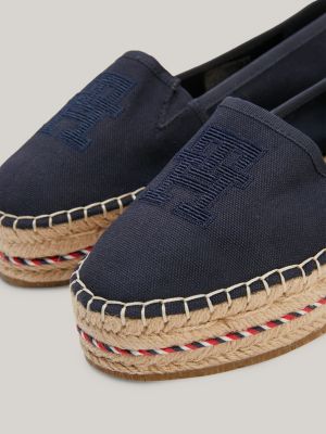 Espadrille met en monogram | BLAUW | Tommy Hilfiger