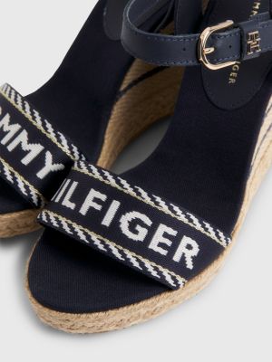 Tommy Hilfiger Blue Leather Women's Wedge Sandal main image 1
