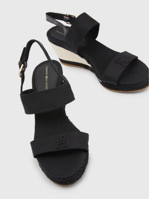 Alpargatas de cuña cuerda | NEGRO | Tommy Hilfiger