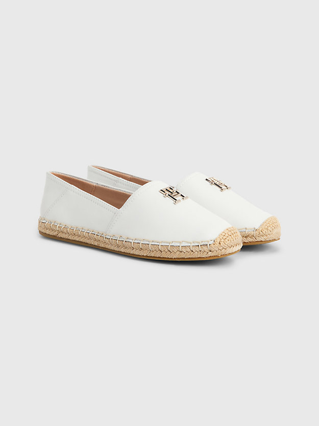 Essential Leather Espadrilles | WHITE | Tommy Hilfiger