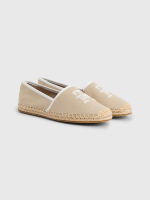 Espadrille met en contrast-rand | KHAKI Tommy Hilfiger