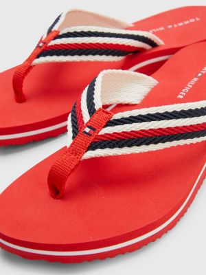 Calvin Klein - Infradito Slide Monogram 0061 Arancione shocking