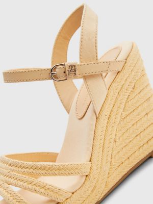 het formulier Uitrusting Uitbarsten Essential espadrille-sandaal met sleehak | BEIGE | Tommy Hilfiger