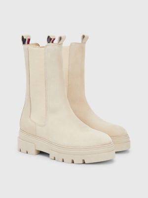 voetstuk Ass palm Laarzen voor dames | Leren boots | Tommy Hilfiger® BE