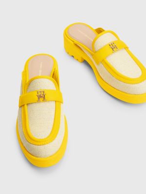 Tommy Hilfiger Lahyla Toe-loop Sandals, Created For Macy's Women's Shoes In  Yellow