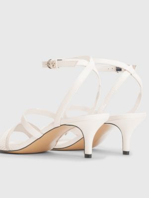 Beige sandals low clearance heel