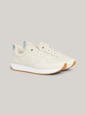 Tommy Hilfiger Tenis con Monograma en Relieve, Zapatillas Mujer