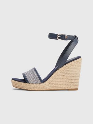 Tommy hilfiger wedges on sale navy