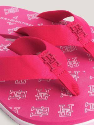 Elevated Monogram bing FlipFlops PINK Tommy Hilfiger