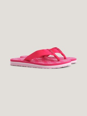 Elevated Monogram Webbing Flip-Flops | | Tommy Hilfiger