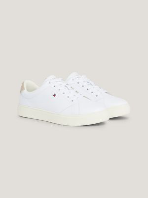 Tommy hilfiger hot sale white shoes