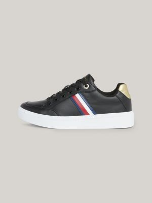 Tommy hilfiger icon hot sale stripe leather sneaker