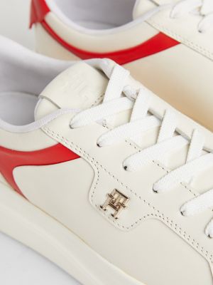 Leather tommy hilfiger trainers sales womens