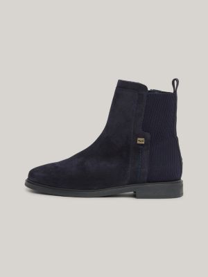 Tommy hilfiger essential hot sale suede chelsea boot