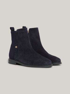 Tommy hilfiger essential suede on sale boot