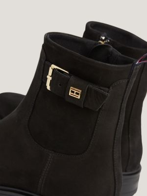 Tommy hilfiger buckle ankle on sale boot