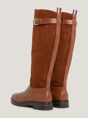 Bottes hautes cheap marron femme