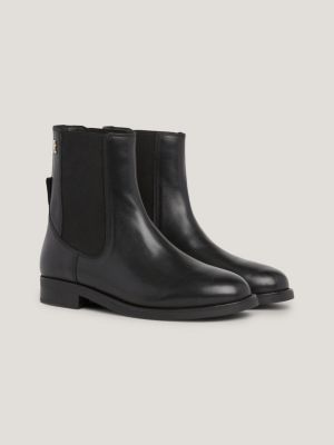 black tommy hilfiger sock boots