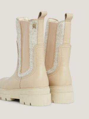 Boots beige sale