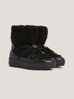  Tommy Hilfiger Botas de nieve Ilhena para mujer, Negro - :  Ropa, Zapatos y Joyería